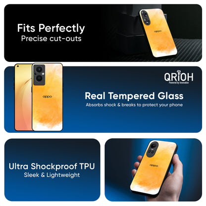 Rustic Orange Glass Case for OPPO A3 Pro 5G