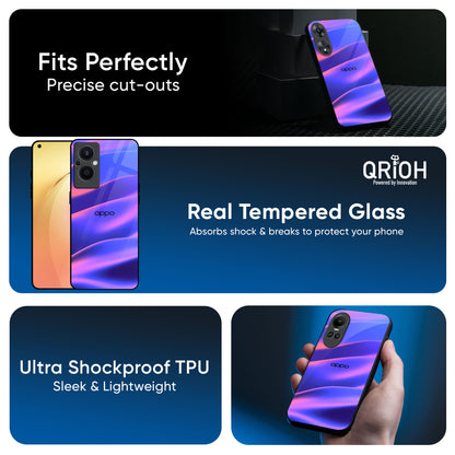 Colorful Dunes Glass Case for OPPO A3 Pro 5G