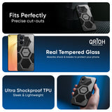 Hexagon Style Glass Case For OPPO A3 Pro 5G
