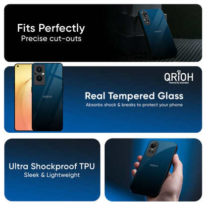 Sailor Blue Glass Case For OPPO A3 Pro 5G