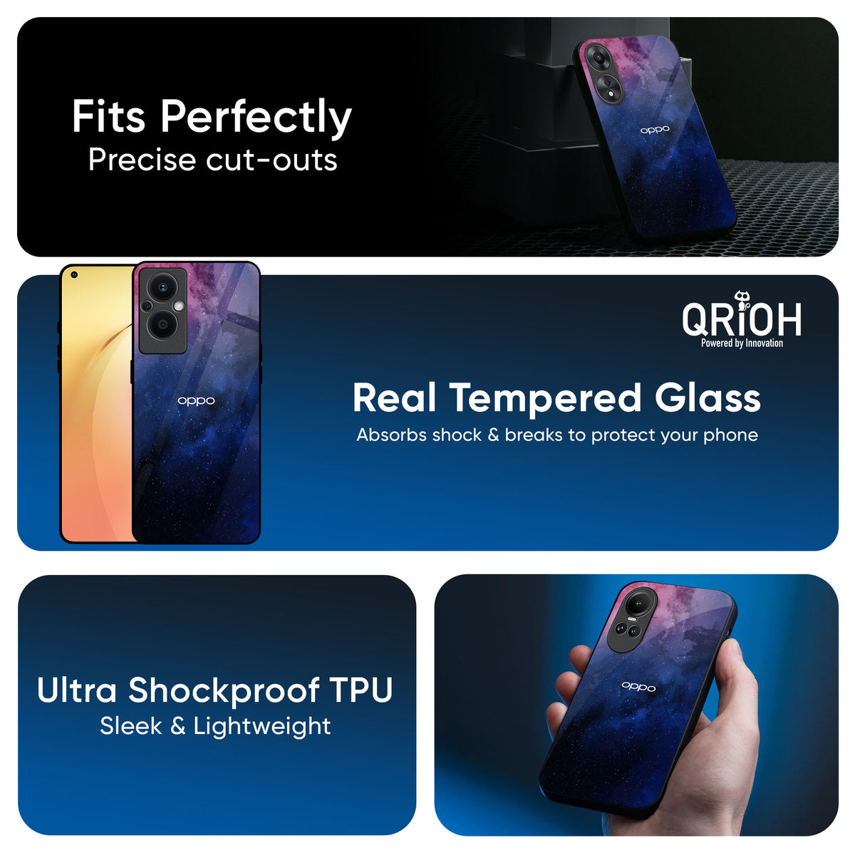 Dreamzone Glass Case For OPPO A3 Pro 5G