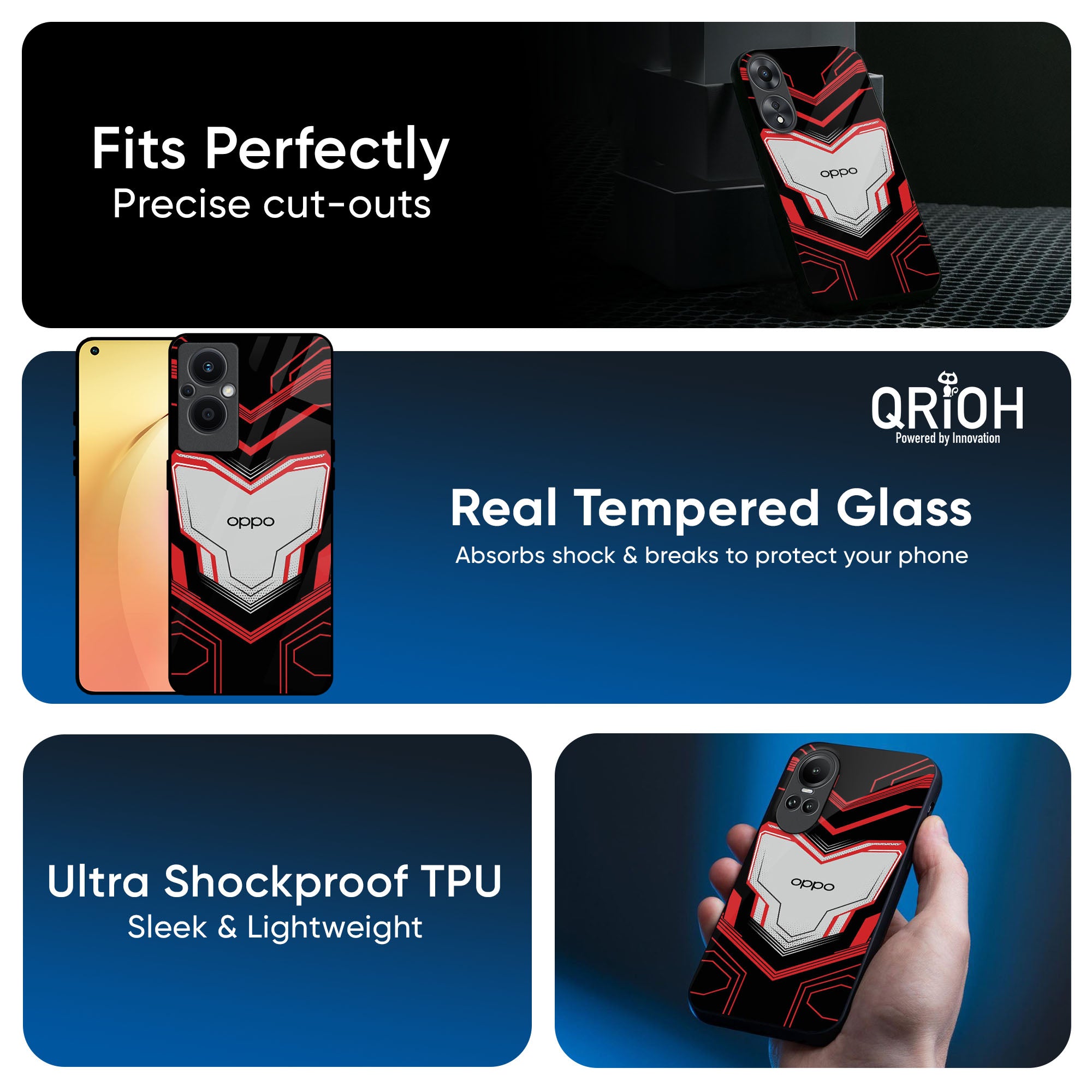 Quantum Suit Glass Case For OPPO A3 Pro 5G
