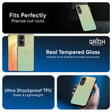 Mint Green Gradient Glass Case for OPPO A3 Pro 5G