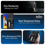 Futuristic Art Glass Case for Poco F4 5G