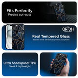 Abstract Tiles Glass Case for Apple iPhone 16e