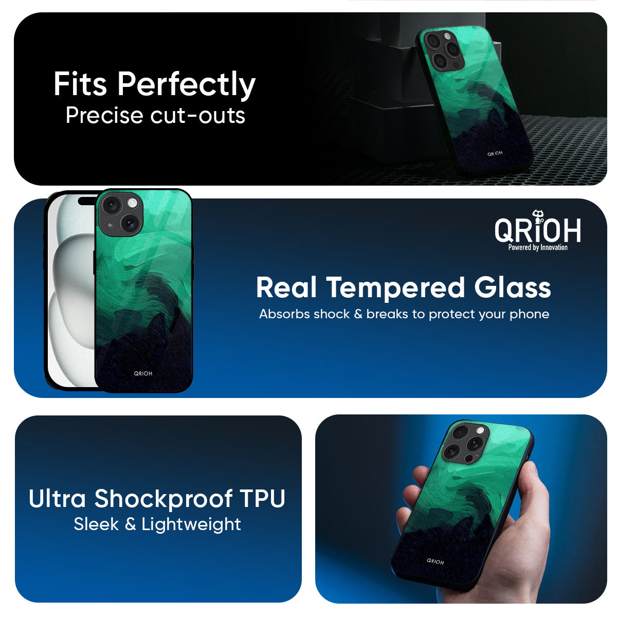 Scarlet Amber Glass Case for iPhone 17