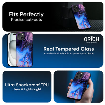Psychic Texture Glass Case for iPhone 17