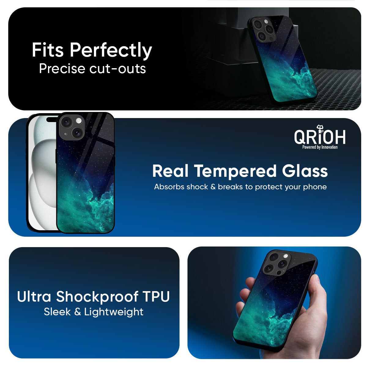 Winter Sky Zone Glass Case For iPhone 17