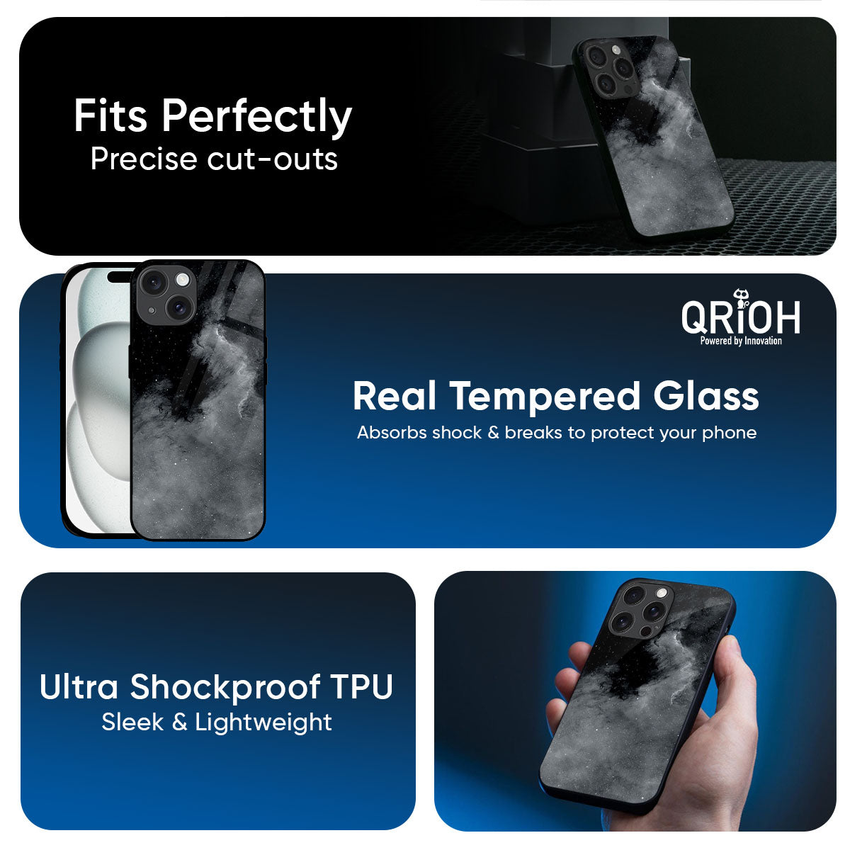 Fossil Gradient Glass Case For iPhone 17