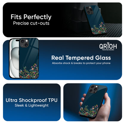 Small Garden Glass Case For iPhone 17 Pro Max