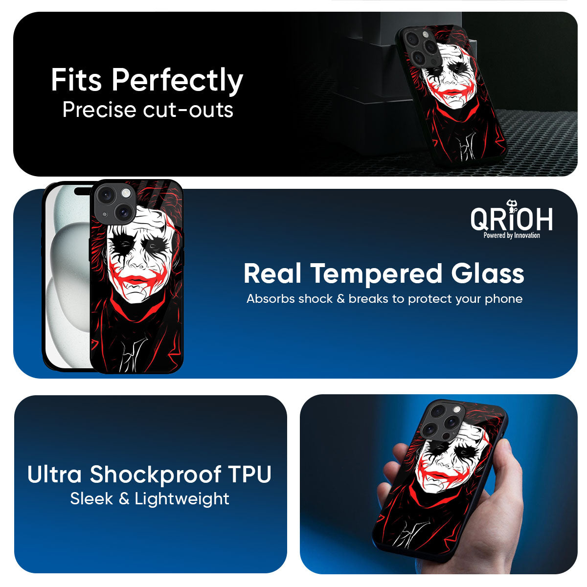 Life In Dark Glass Case For iPhone 17