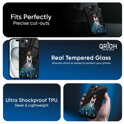 Queen Of Fashion Glass Case for iPhone 17 Pro Max
