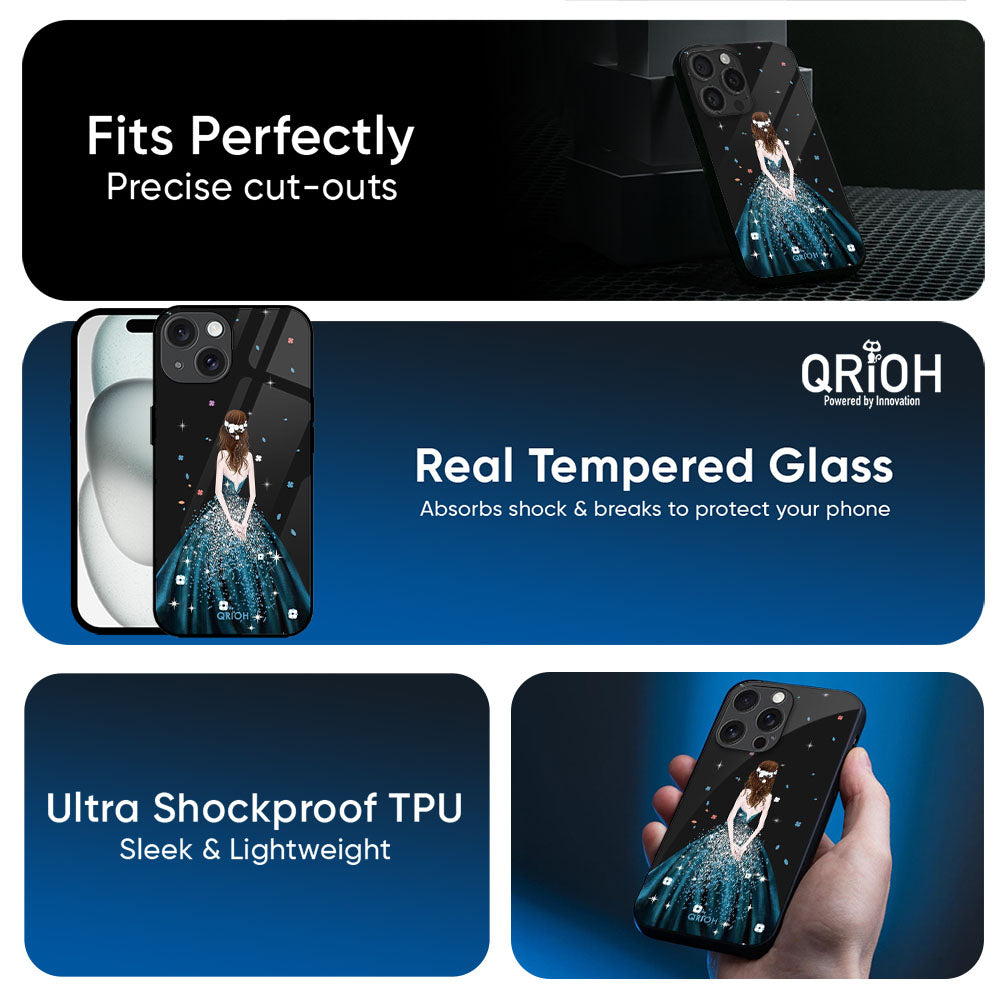 Queen Of Fashion Glass Case for Apple iPhone 17e