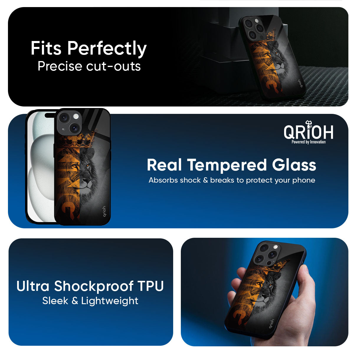 King Of Forest Glass Case for iPhone 17