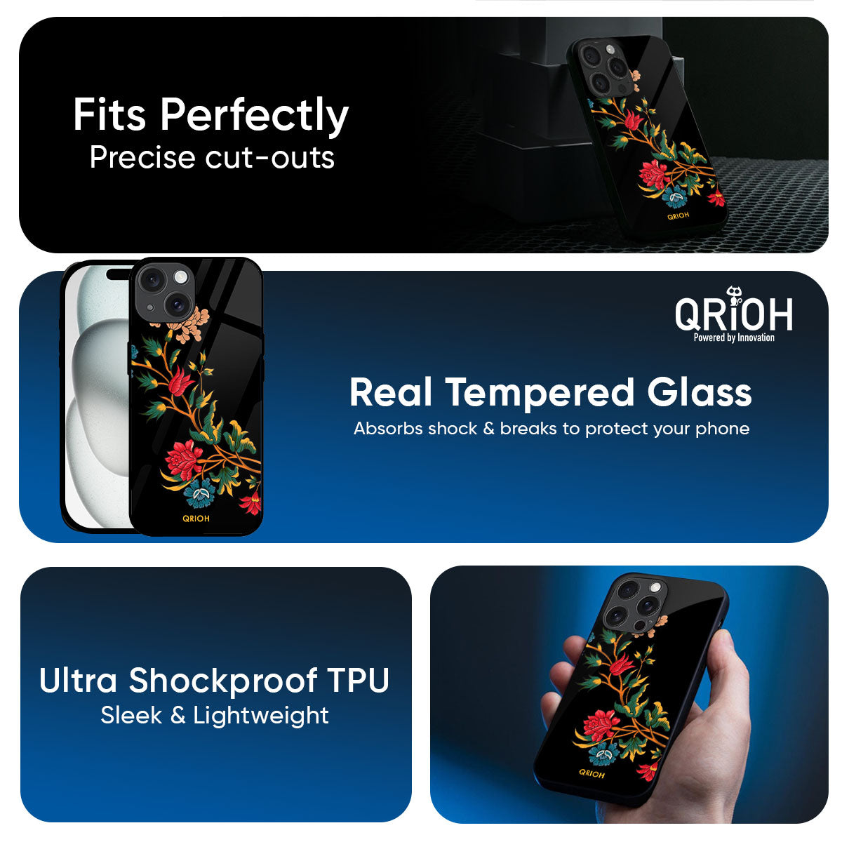 Dazzling Art Glass Case for iPhone 17 Pro Max