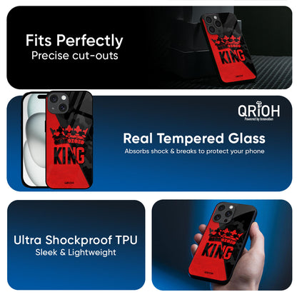 I Am A King Glass Case for iPhone 17 Pro Max