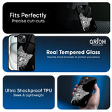 Kitten Mandala Glass Case for Apple iPhone 16e