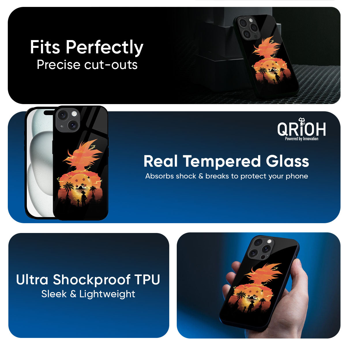 Japanese Paradise Glass Case for iPhone 17