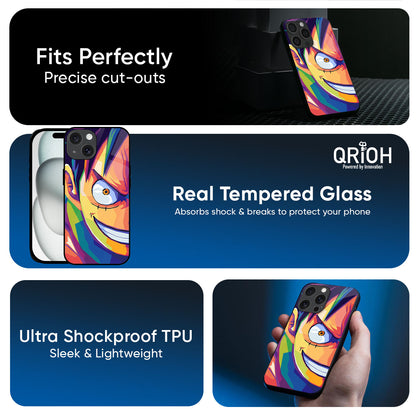 Monkey Wpap Pop Art Glass Case for iPhone 17