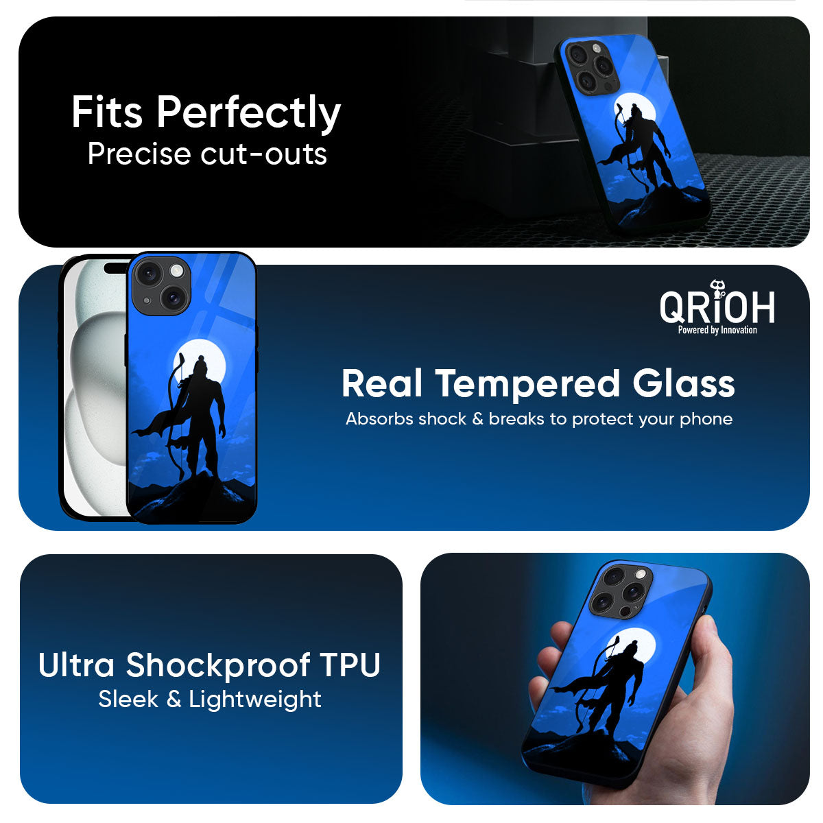 God Glass Case for iPhone 17 Pro Max