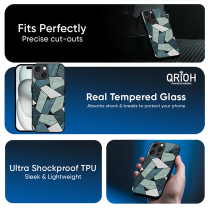 Abstact Tiles Glass Case for Apple iPhone 17e