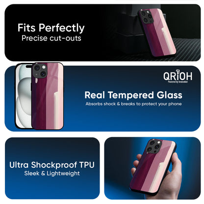 Brush Stroke Art Glass Case for iPhone 17 Air