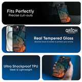 Geographical Map Glass Case for Apple iPhone 17e