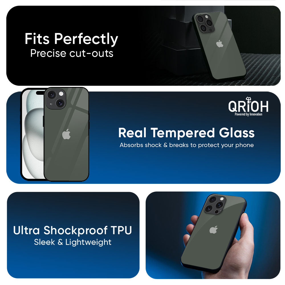 Charcoal Glass Case for Apple iPhone 17e