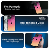 Geometric Pink Diamond Glass Case for Apple iPhone 16e