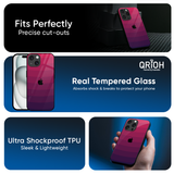 Wavy Pink Pattern Glass Case for Apple iPhone 16e