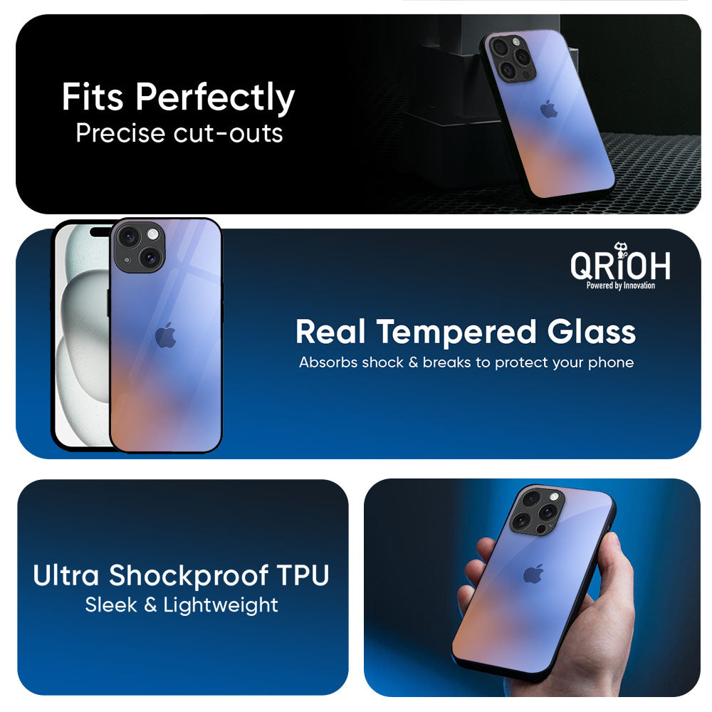 Blue Aura Glass Case for Apple iPhone 17e