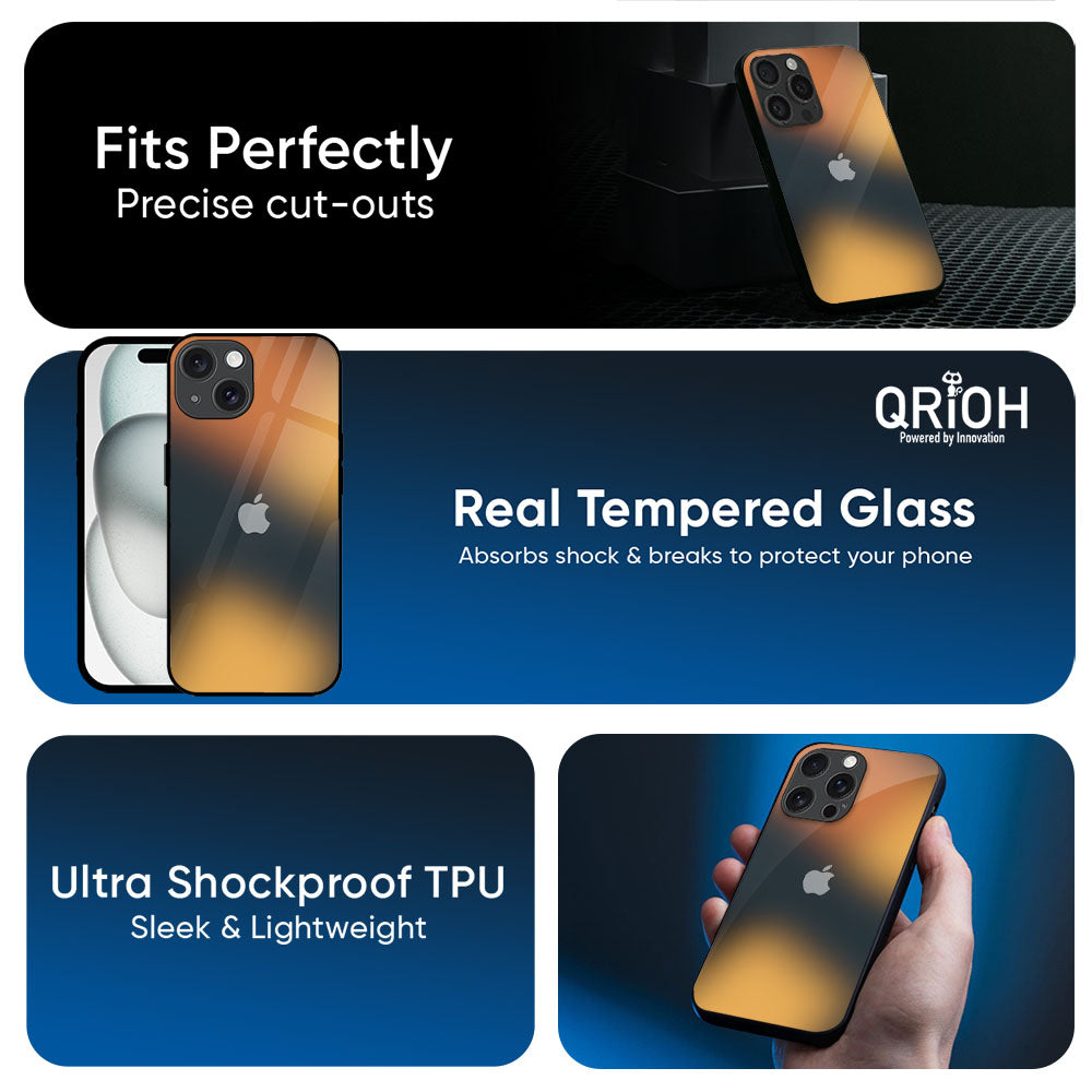 Blurry Art Glass Case for Apple iPhone 17e