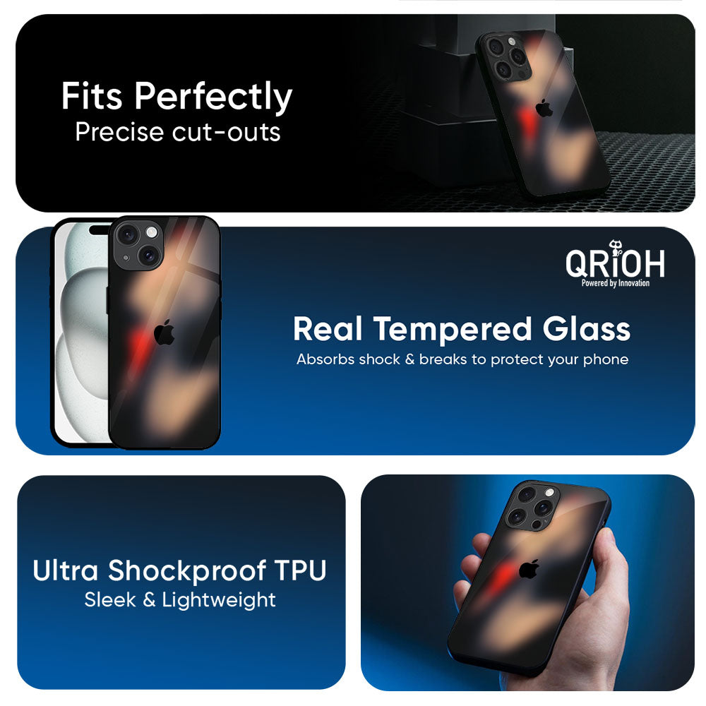 Dark Gradient Glass Case for Apple iPhone 17e