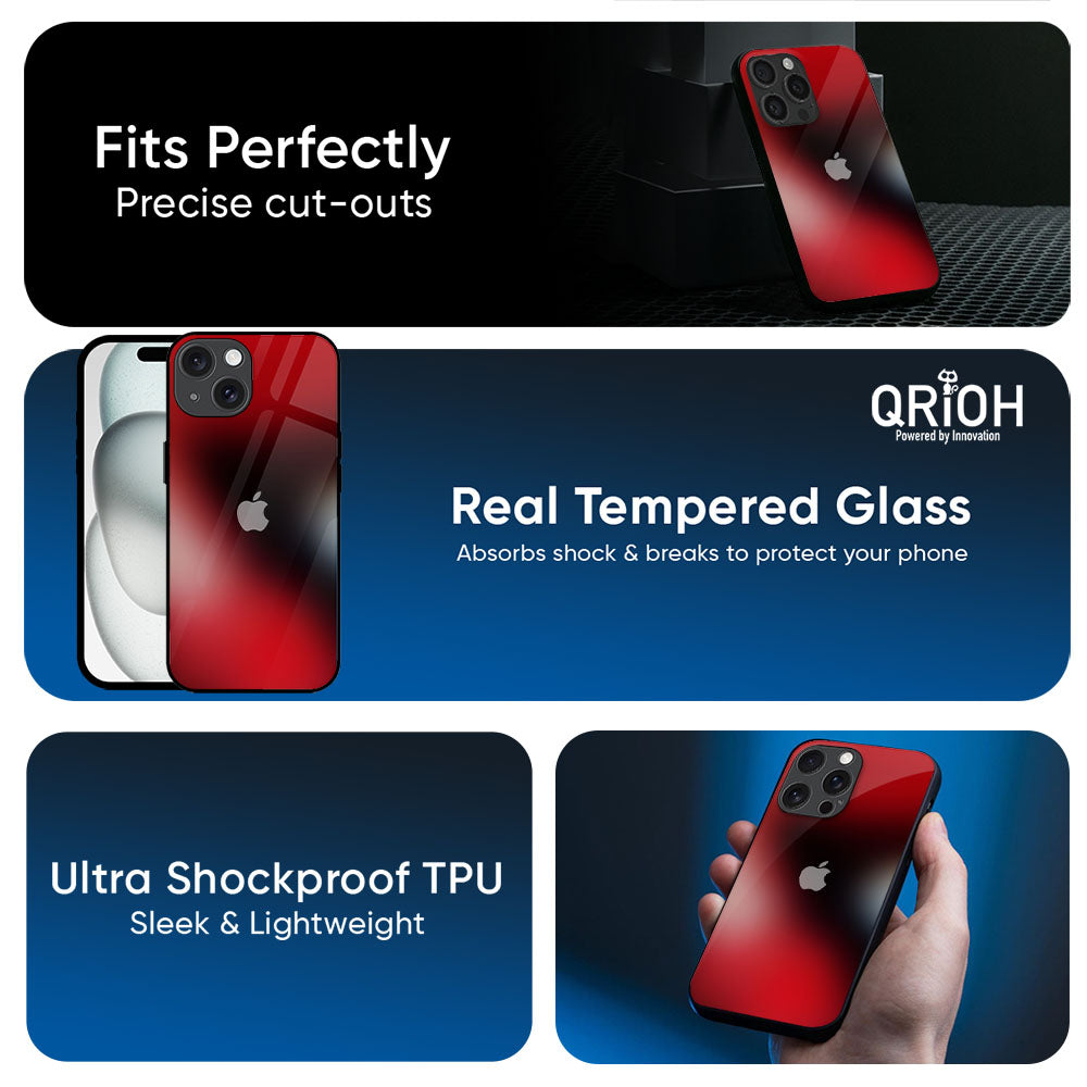 Red Garnet Glass Case for Apple iPhone 17e