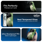 Green Tornado Glass Case for Apple iPhone 16e