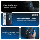 Dark Aesthetic Glass Case for Apple iPhone 16e
