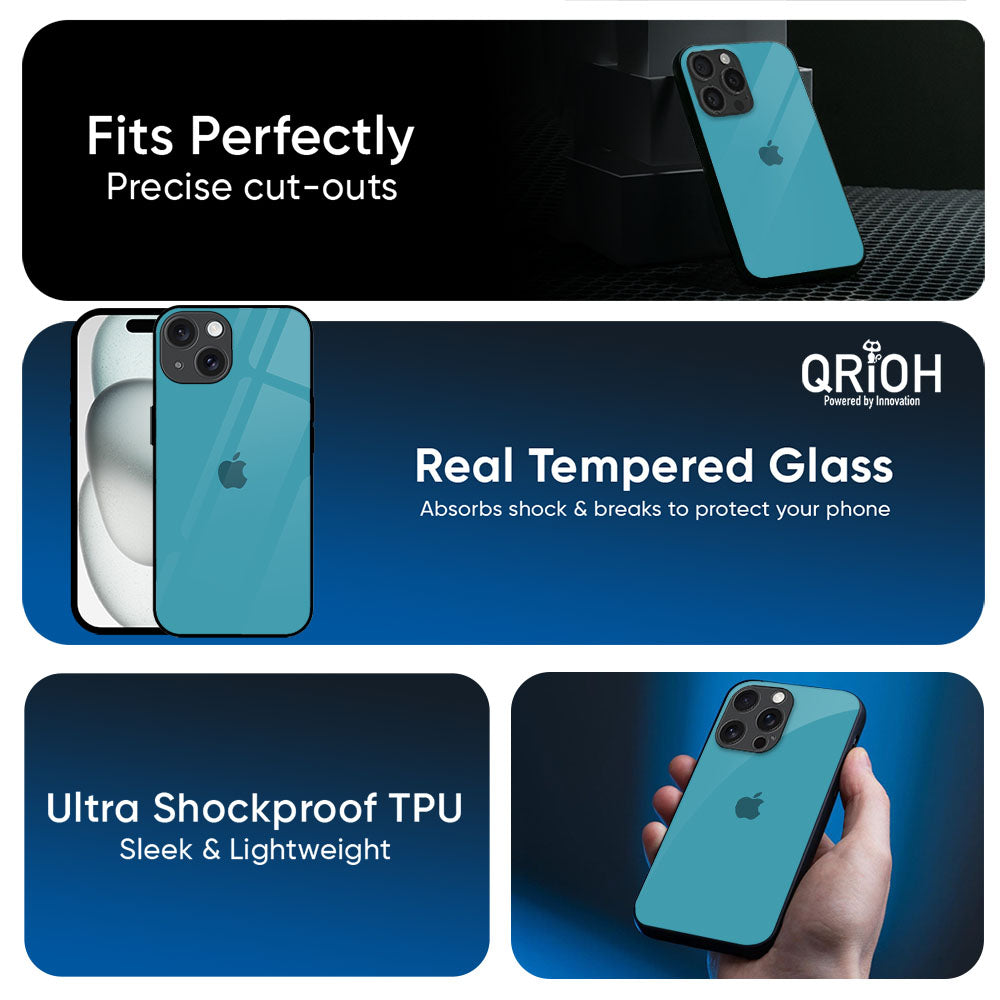 Oceanic Turquiose Glass Case for Apple iPhone 17e