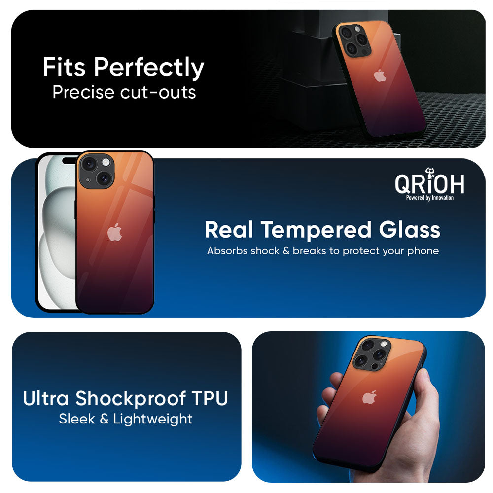 Sunset Background Glass Case for Apple iPhone 17e