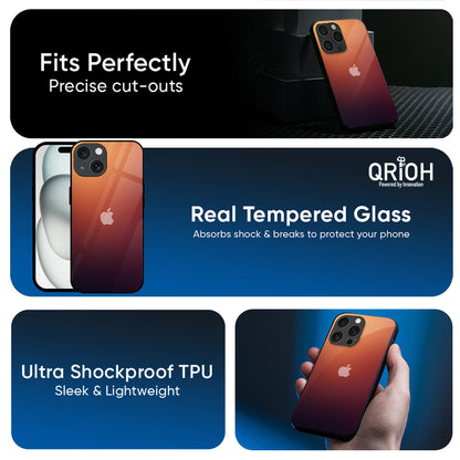 Sunset Background Glass Case for Apple iPhone 17e