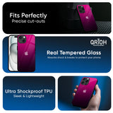 Purple Ombre Pattern Glass Case for Apple iPhone 17e