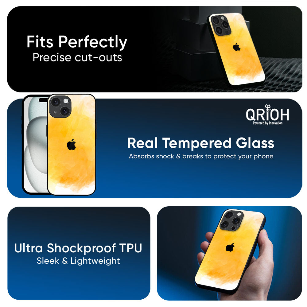 Rustic Orange Glass Case for Apple iPhone 17e