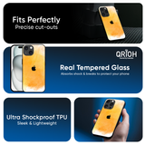 Rustic Orange Glass Case for iPhone 17 Air