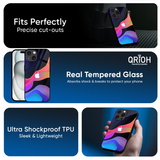 Colorful Fluid Glass Case for iPhone 17 Air