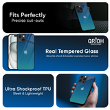 Celestial Blue Glass Case For iPhone 17 Air
