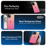 Pastel Pink Gradient Glass Case For iPhone 17 Air