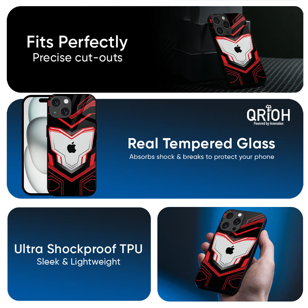 Quantum Suit Glass Case For Apple iPhone 17e