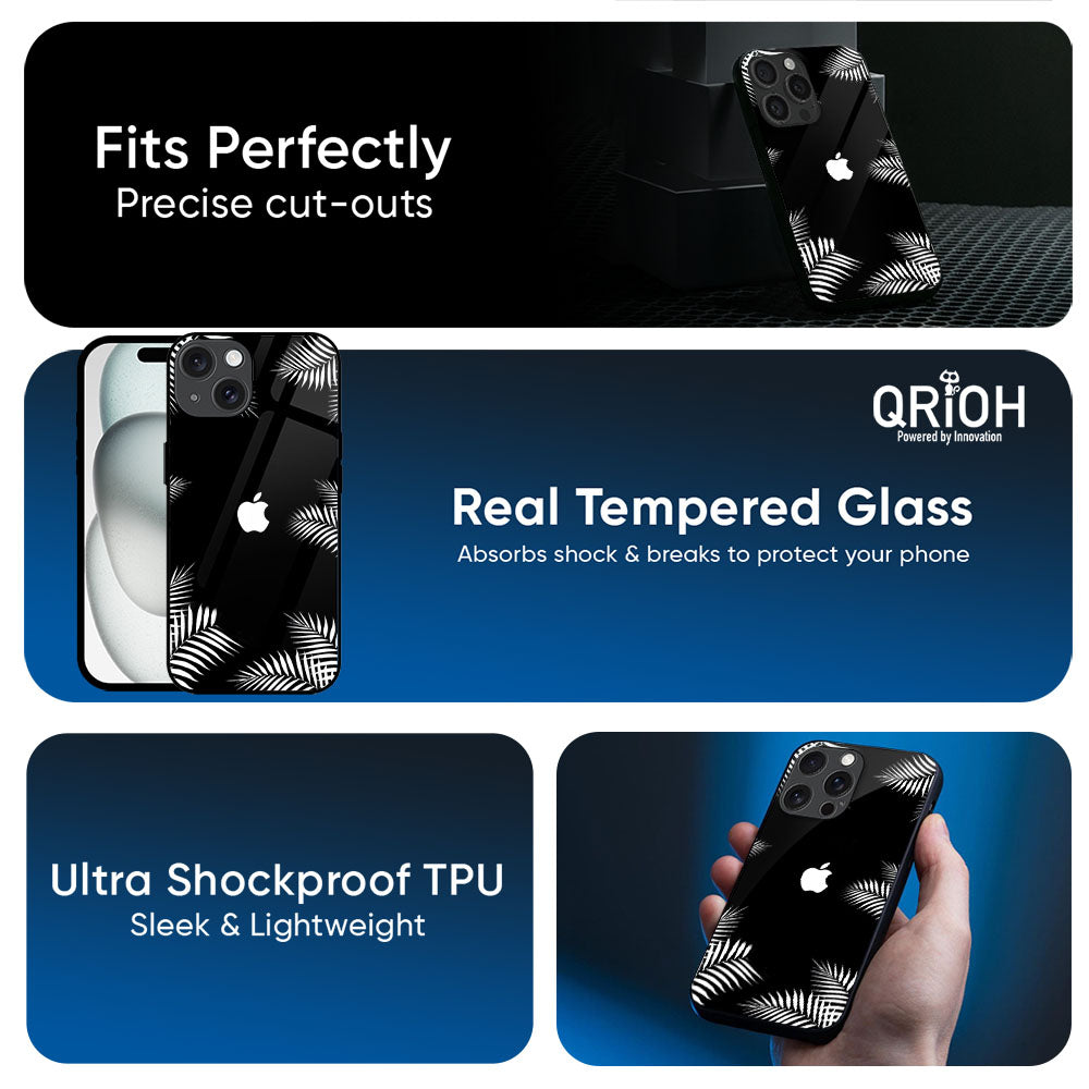 Zealand Fern Design Glass Case For Apple iPhone 17e