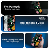 Flowers & Butterfly Glass Case for iPhone 17 Air