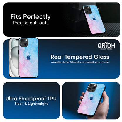 Mixed Watercolor Glass Case for Apple iPhone 17e
