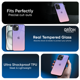 Lavender Gradient Glass Case for iPhone 17 Air